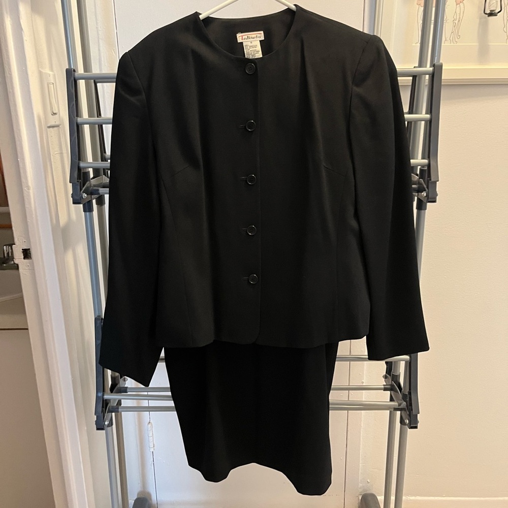 Vintage black suit from Talbot.